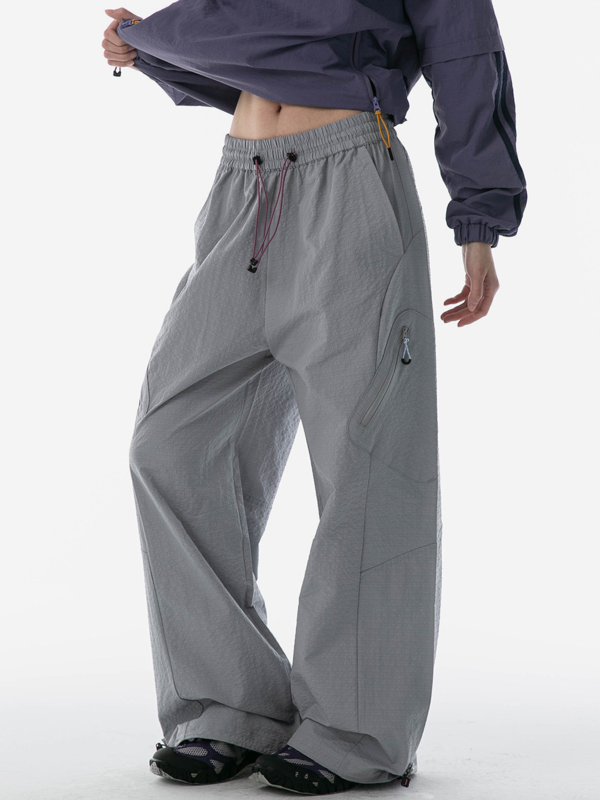 Thalax - Women's Large Pockets Water-Repellent Paratrooper Pants