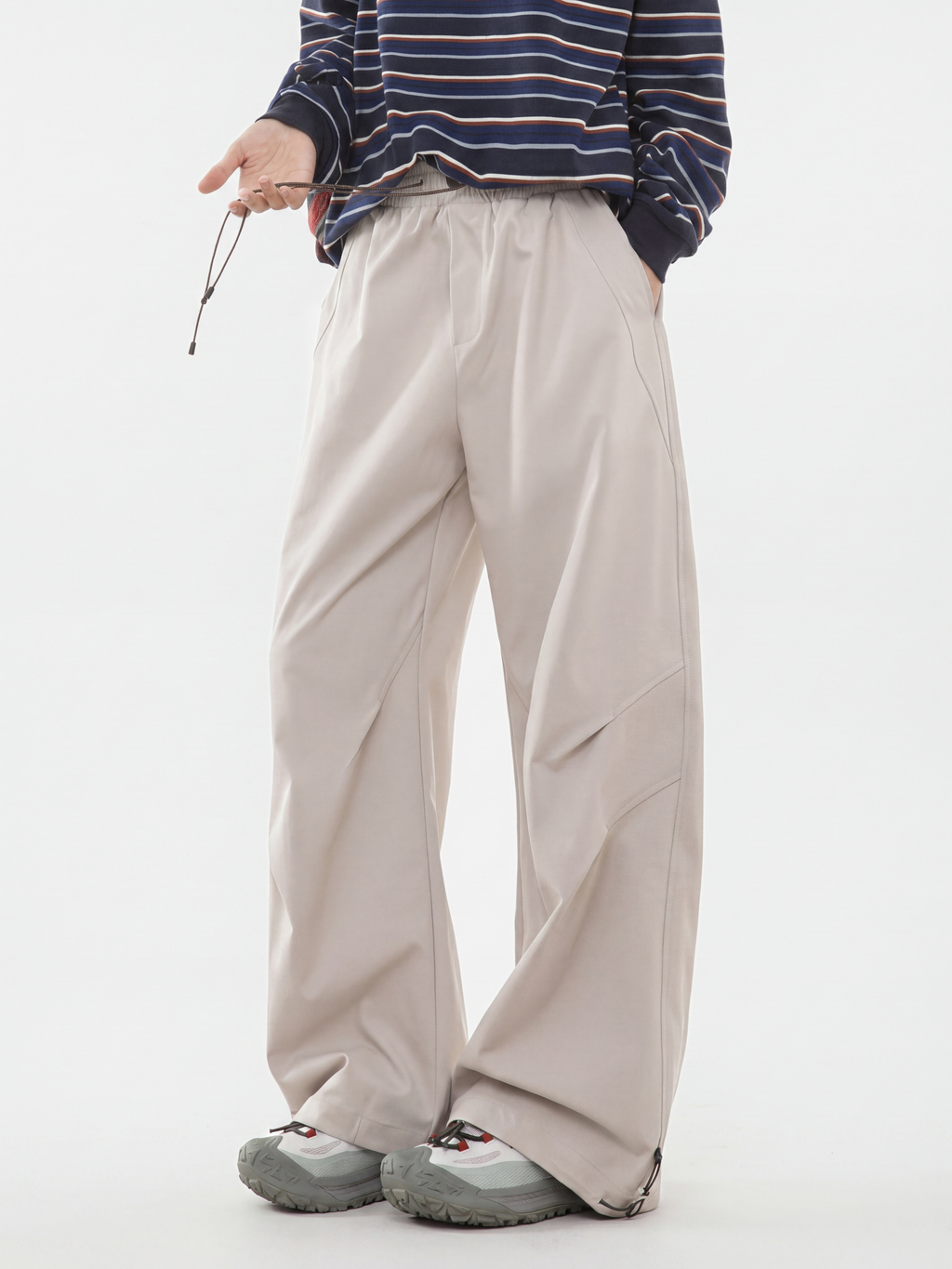FlintPeak - Unisex Ruched Drawstring Utility Pants