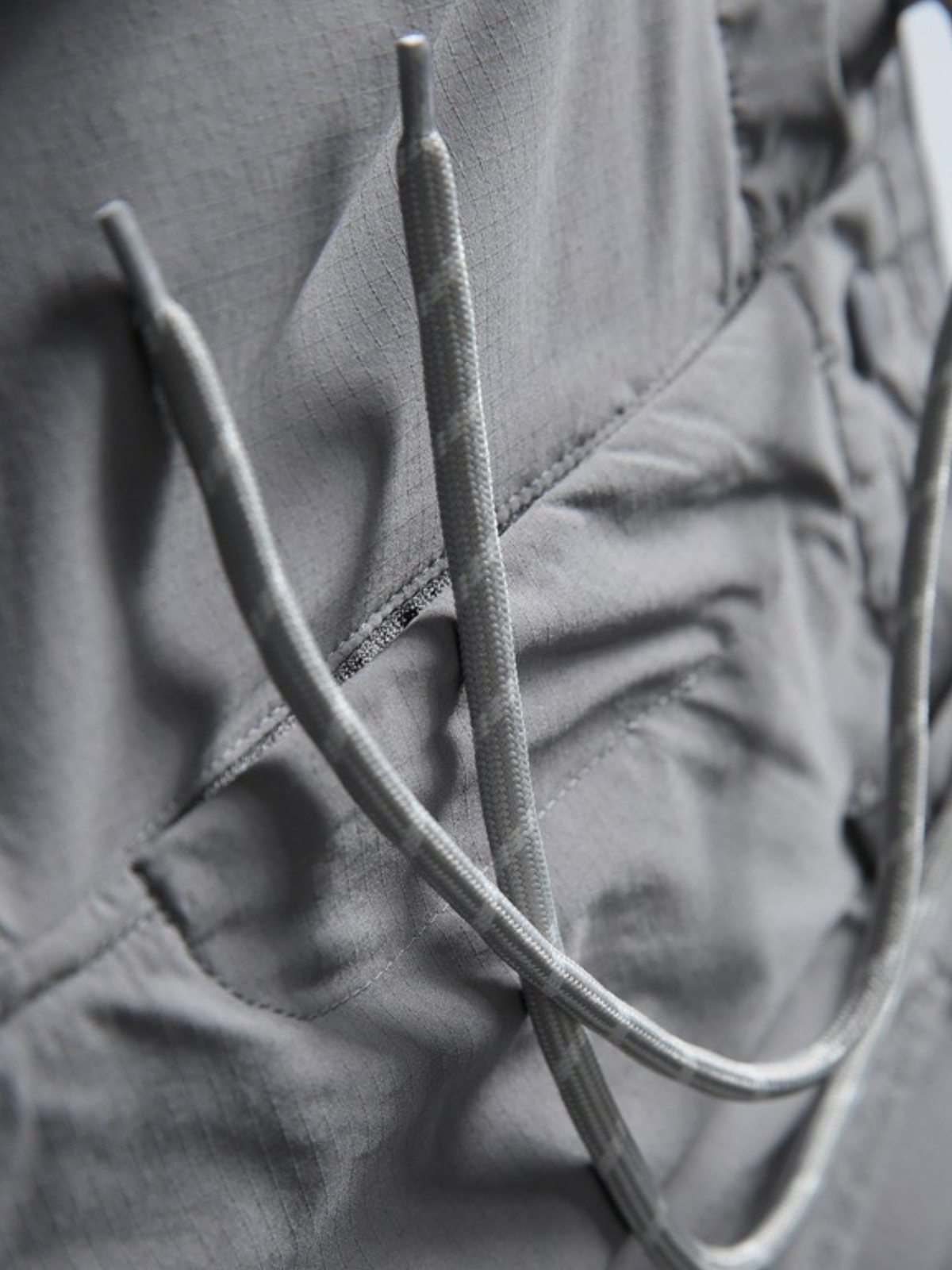 FoxSight - Unisex Lace-Up Layered Pink Curved Parachute Pants