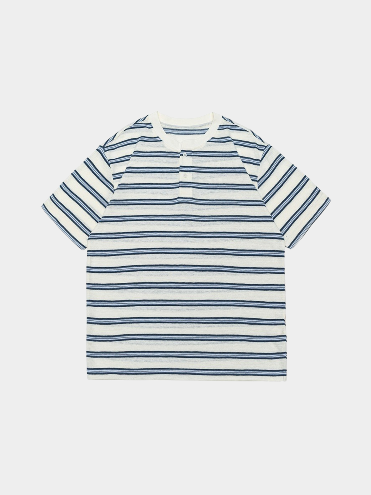 CrestWrap - Men's Lyocell Blend Henley Short Sleeve T-Shirt
