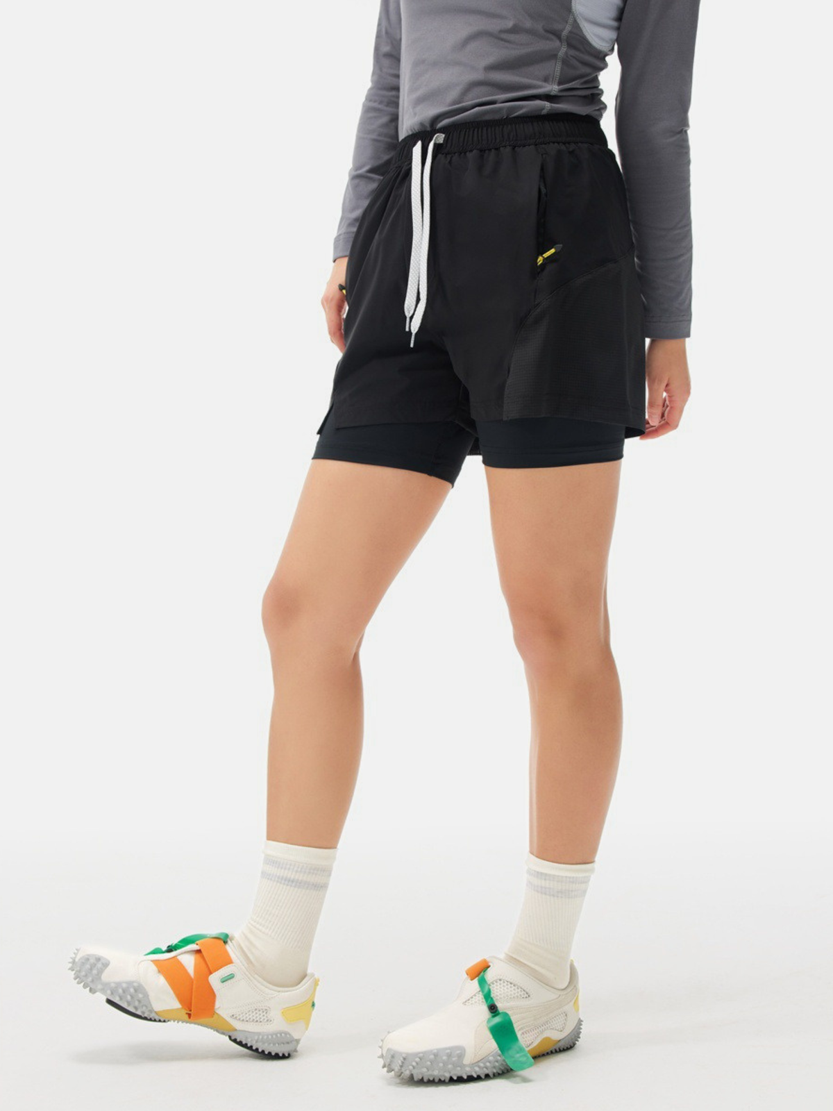 AlpGear - Unisex Quick-Dry 2-in-1 Anti-Exposure Athletic Shorts