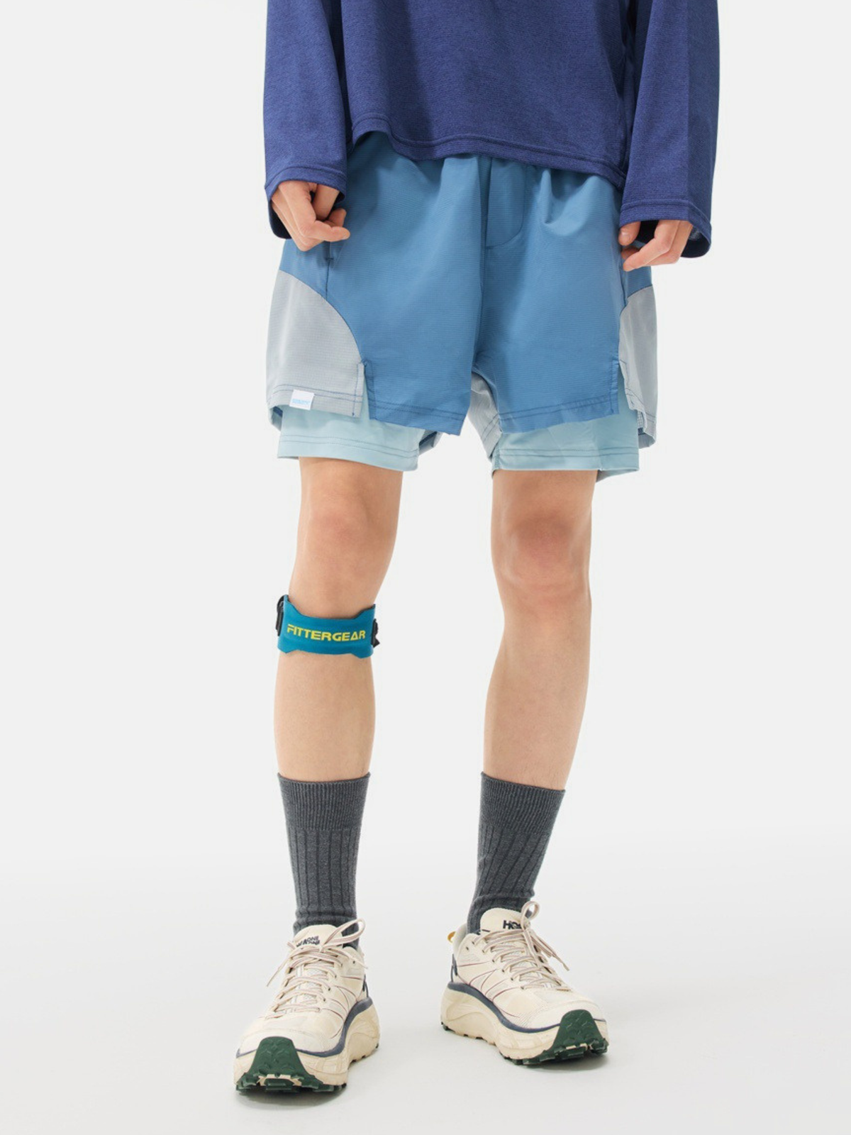 AlpGear - Unisex Quick-Dry 2-in-1 Anti-Exposure Athletic Shorts