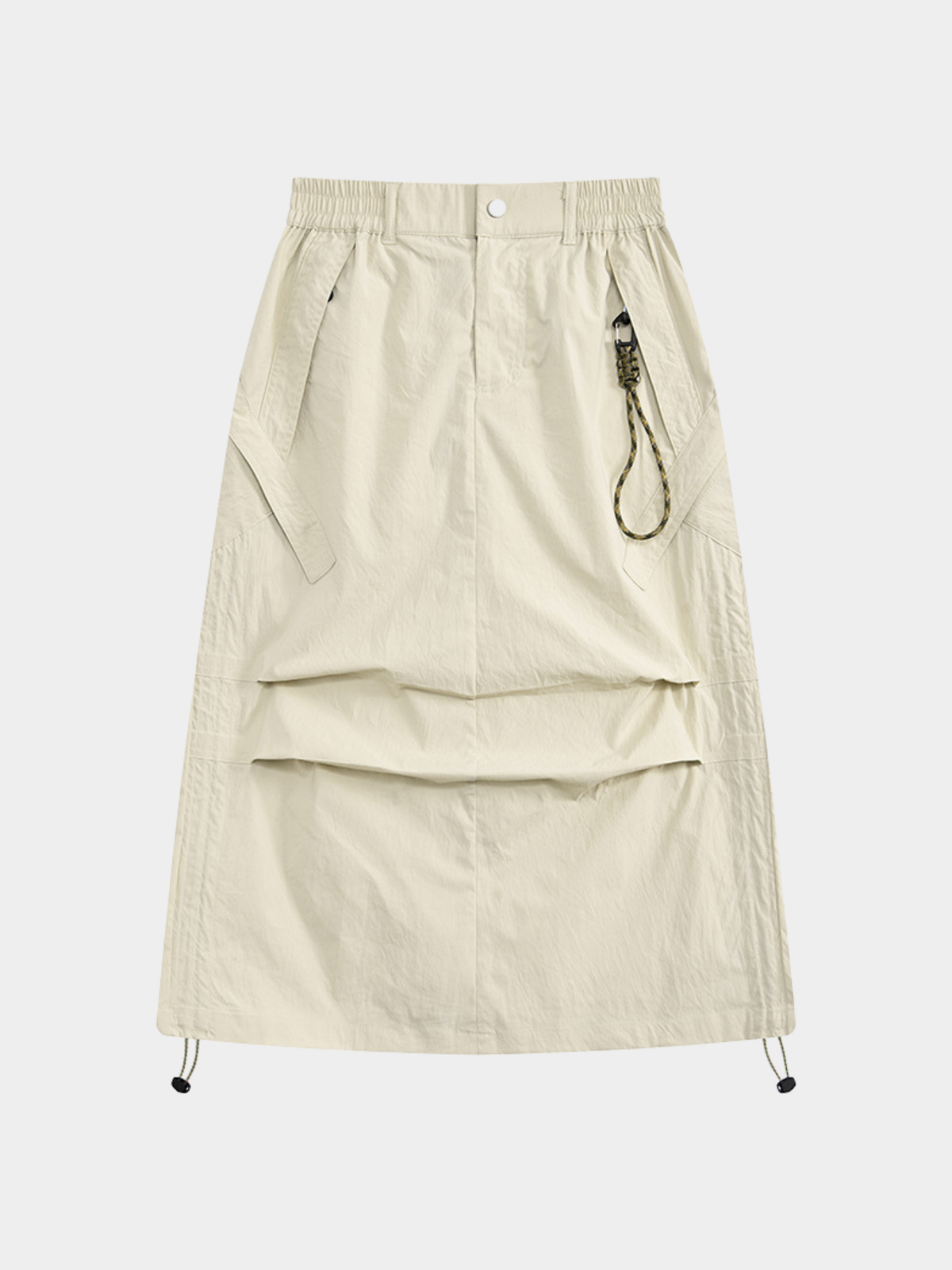 MontView - Women's Quick-Dry Drawstring Utility Midi Skirt
