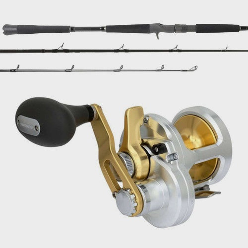 Talica TAC8 Lever Drag / OTI-PBI701MHFC Pitch Black Ins. Combo