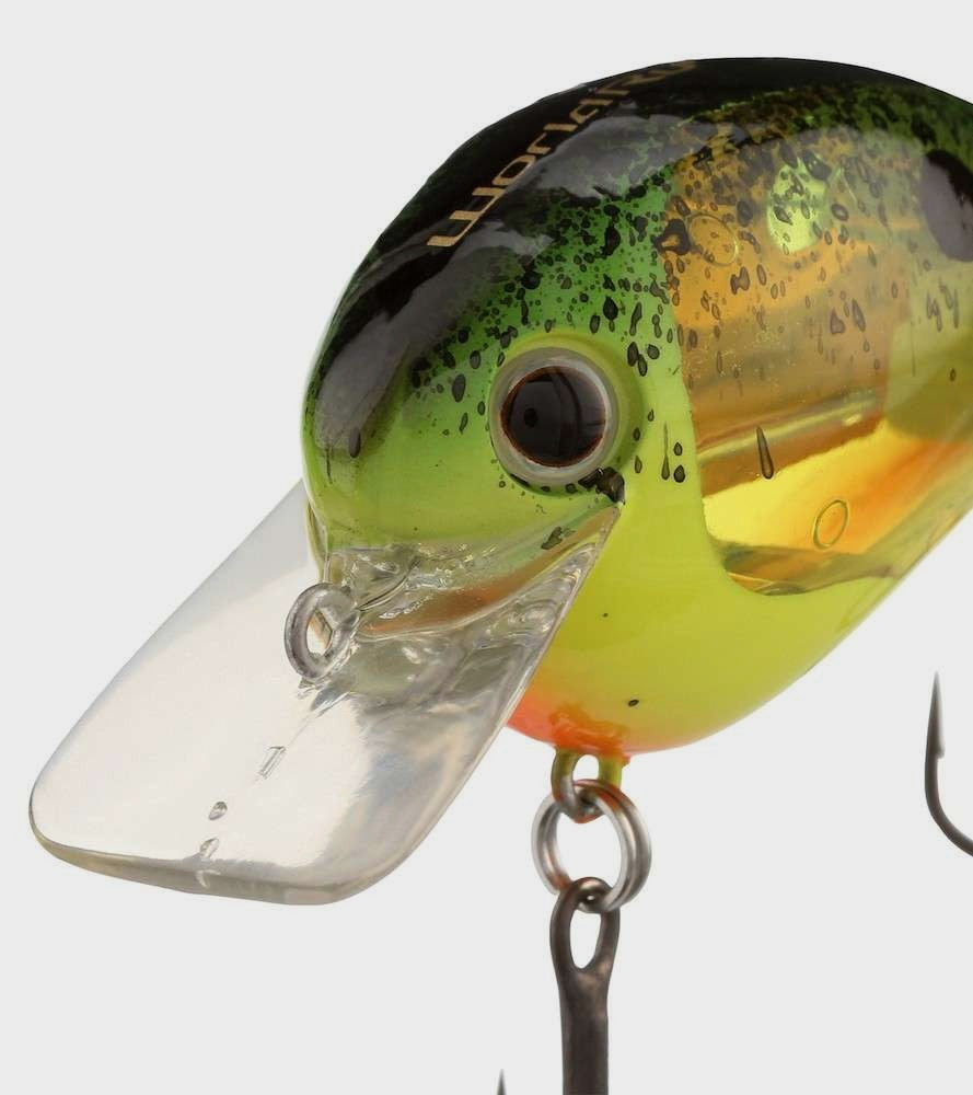 World Rush Square Bill Crankbait - Green Chart Splatter